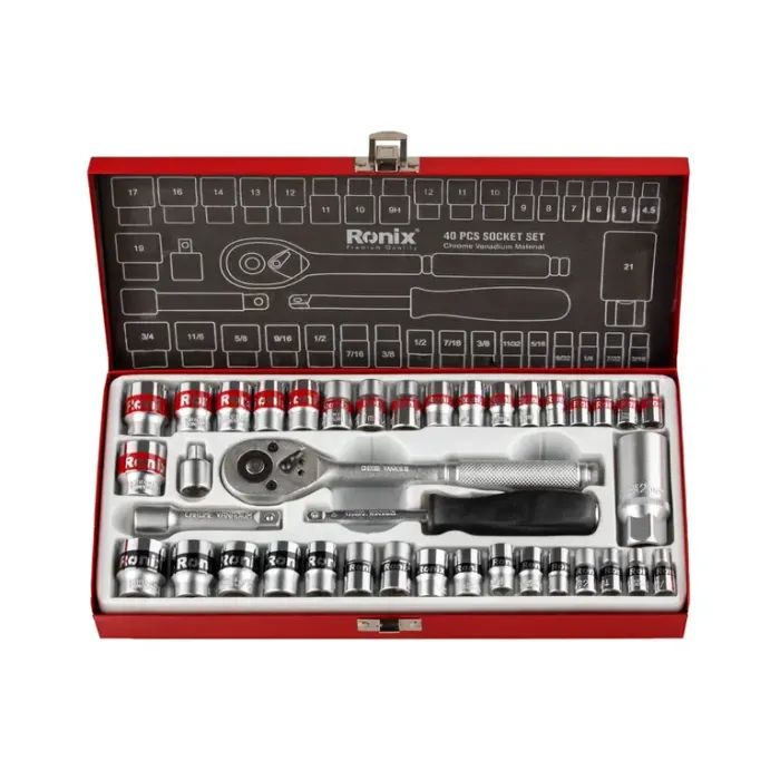 Набор инструментов Ronix 3/8", 40 шт (RH-2641)