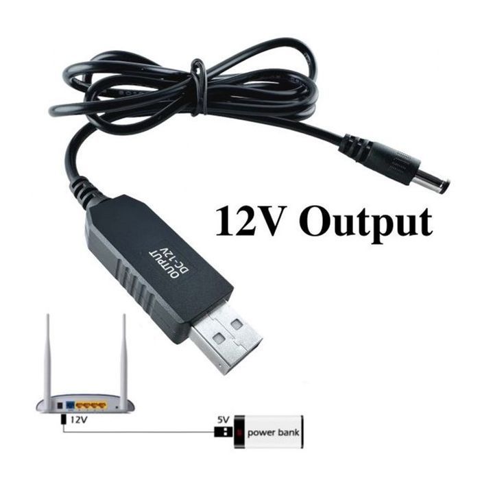 Кабель живлення USB to DC 5.5x2.1mm 12V 1.0m Dynamode (DM-USB-DC-5.5x2.1-12V) зображення 4