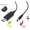 Кабель живлення USB to DC 5.5x2.1mm 12V 1.0m Dynamode (DM-USB-DC-5.5x2.1-12V) зображення 5