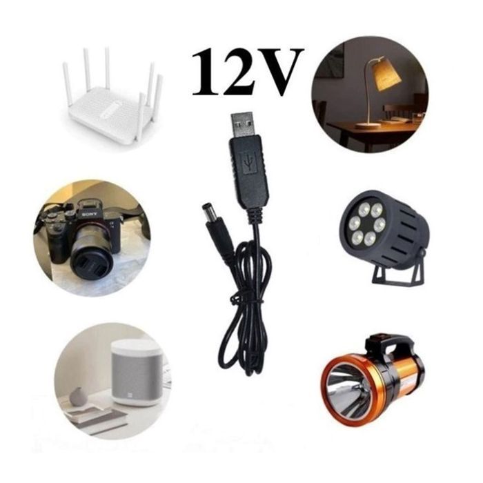 Кабель живлення USB to DC 5.5x2.1mm 12V 1.0m Dynamode (DM-USB-DC-5.5x2.1-12V) зображення 6