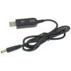 Кабель живлення USB to DC 5.5x2.1mm 12V 1.0m Dynamode (DM-USB-DC-5.5x2.1-12V)