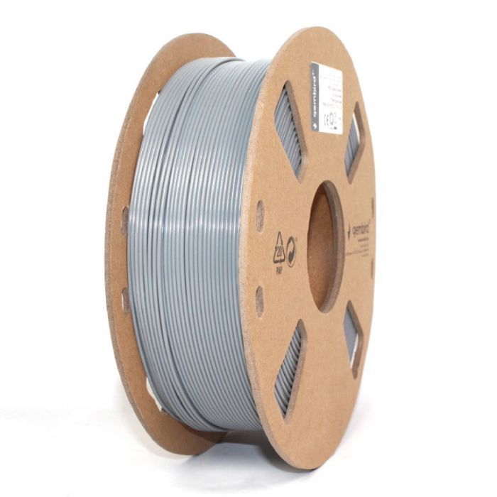 Пластик для 3D-принтера Gembird PETG, 1.75 мм, gray, 1 кг (3DP-PETG1.75-01-GR) изображение 2