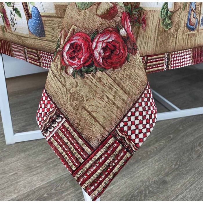 Скатерть Прованс гобеленовая Wooden 134х180 см (4823093435988) изображение 3