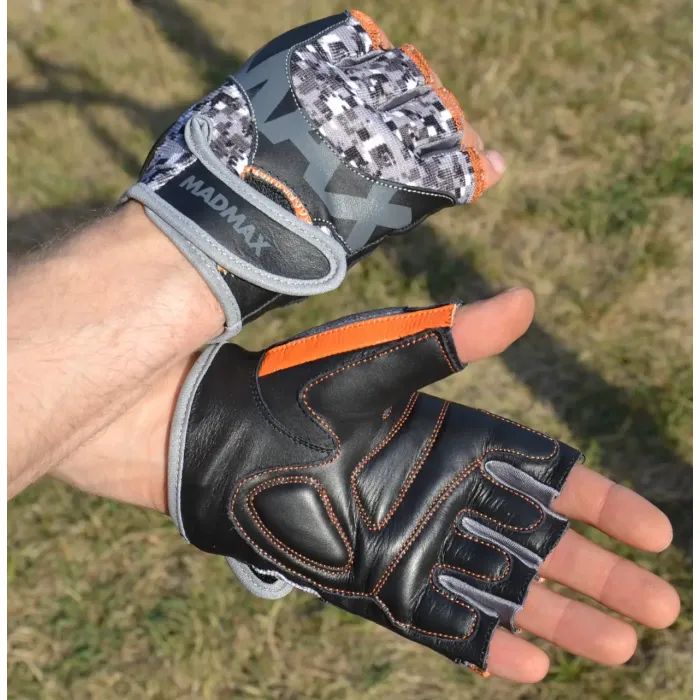 Перчатки для фитнеса MadMax MFG-831 Mti 83.1 Grey/Digital Camo L (MFG-831_L) изображение 7
