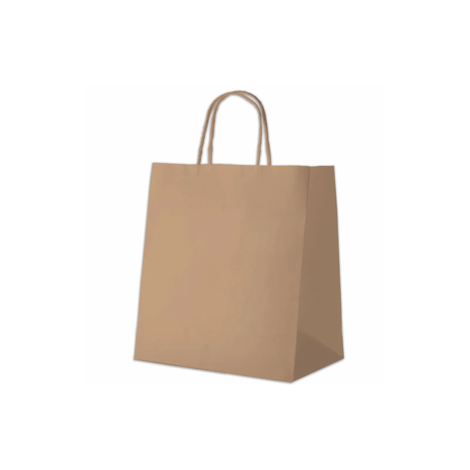Подарочный пакет Куверт 90 Ecobag бумажный, 24х10х32 см коричневый (BAG-KUV-240100360-BR)