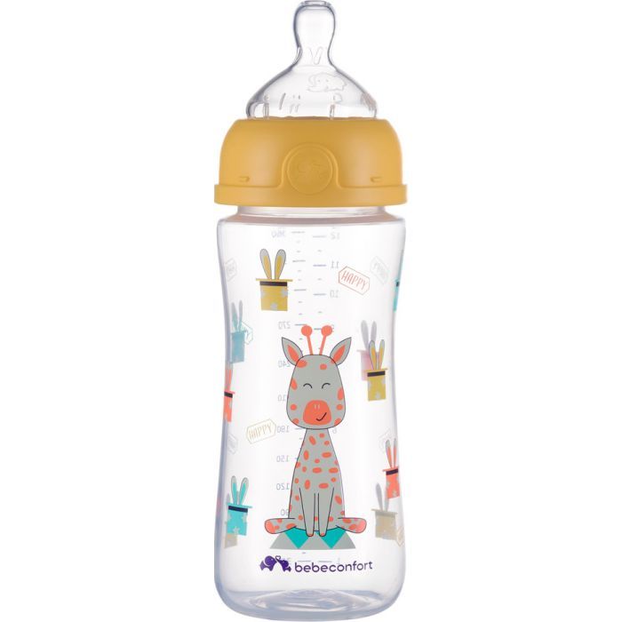 Бутылочка для кормления Bebe Confort Emotion, 360 мл, 6+ мес (желтая) (3102202030) изображение 2