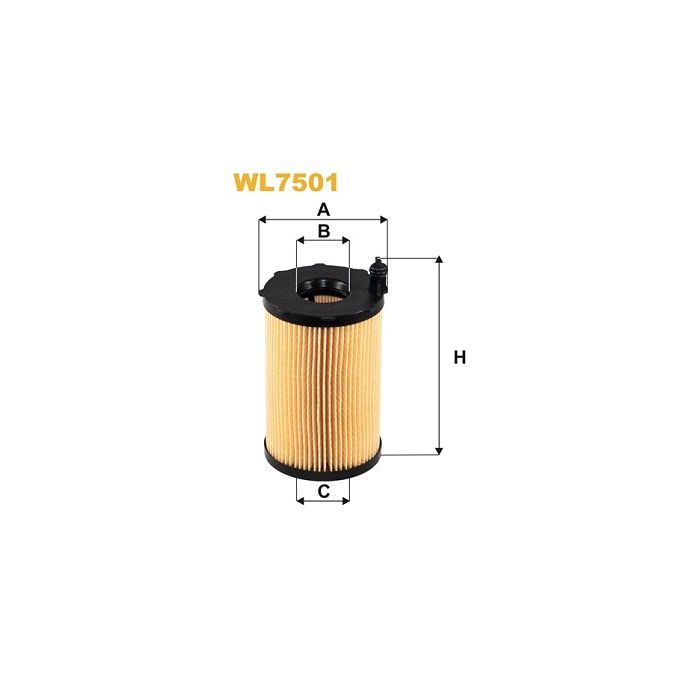 Фільтр масляний Wixfiltron WL7501