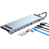 Порт-реплікатор Dynamode 11-in-1 USB-C to HDTV 4K/30Hz, VGA, 1хUSB3.0, RJ45, Type-C PD, Audio, SD/MicroSD (BYL-2003) зображення 3