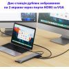 Порт-репликатор Dynamode 11-in-1 USB-C to HDTV 4K/30Hz, VGA, 1хUSB3.0, RJ45, Type-C PD, Audio, SD/MicroSD (BYL-2003) изображение 5