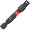 Адаптер для інструменту Milwaukee ShW з 1/4"HEX на 1/4" квадратный хвостовик (4932471826)