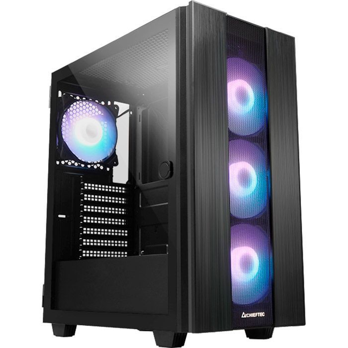 Корпус Chieftec Gaming Hunter 2 Tempered Glass (GS-02B-OP) изображение 2