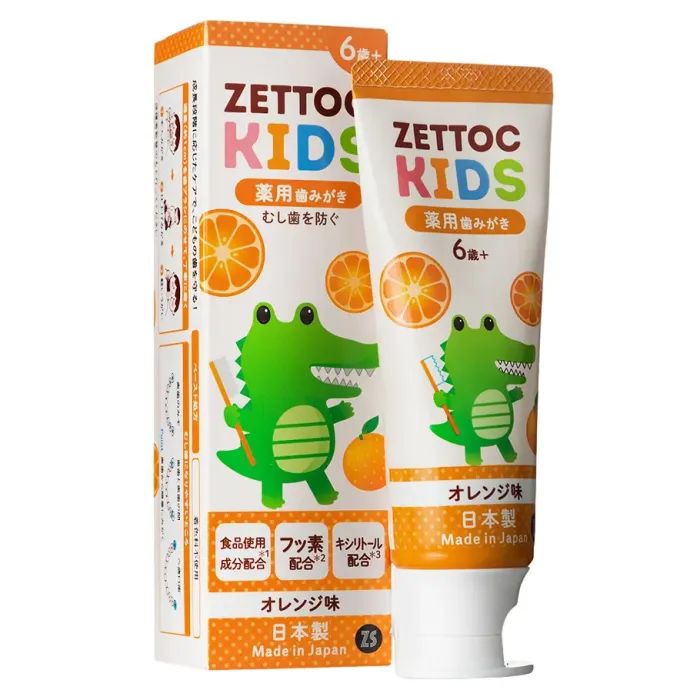 Дитяча зубна паста Zettoc Nippon зі смаком апельсину 70 г (4582118955312) зображення 2