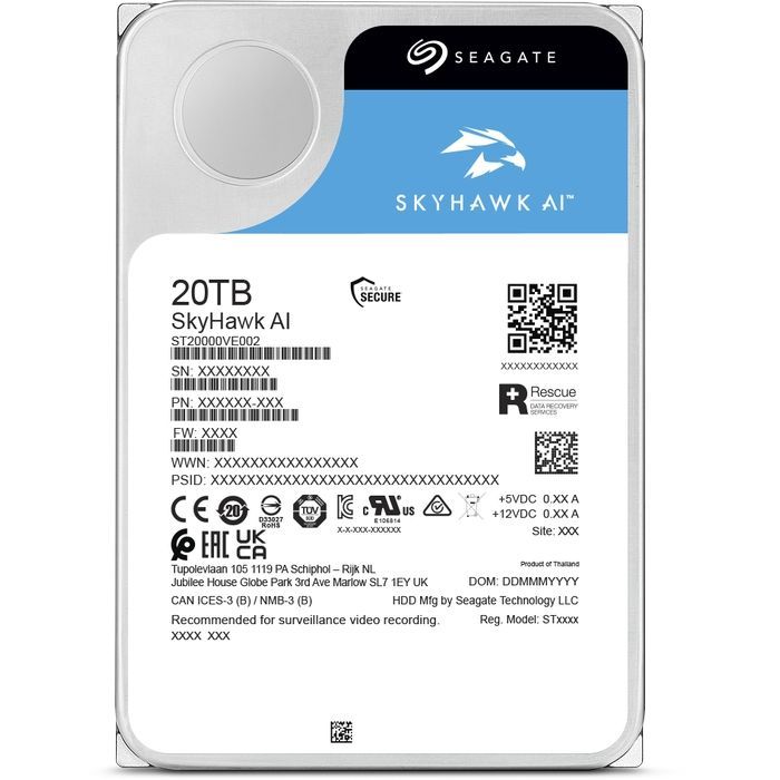 Жесткий диск 3.5" 20TB Seagate (ST20000VE003) изображение 7