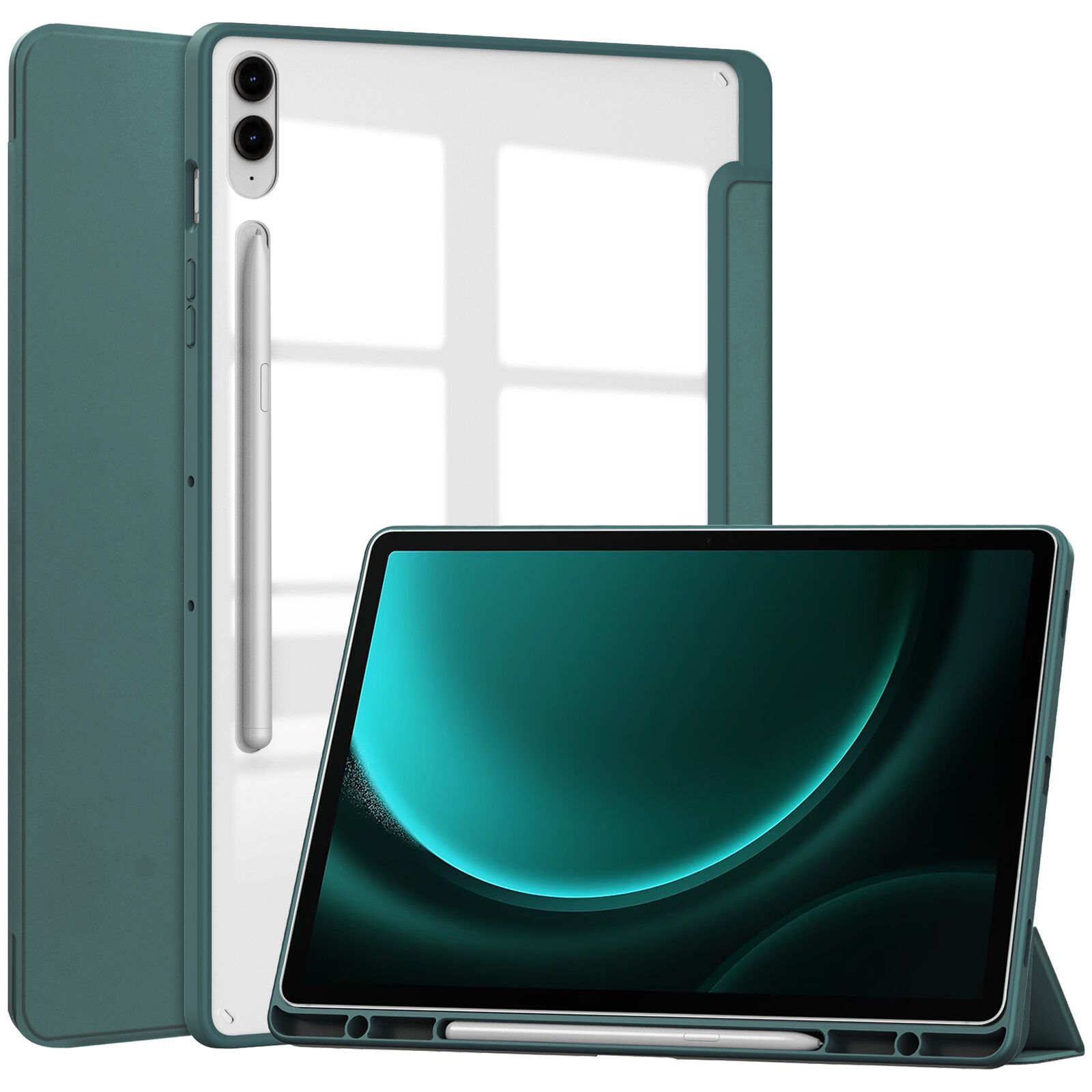 Чехол для планшета BeCover Soft Edge stylus holder Samsung Tab S9 Plus (SM-X810/SM-X816)/S9 FE Plus (SM-X610/SM-X616) 12.4" (710409) изображение 2