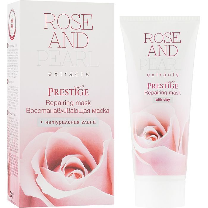 Маска для лица Vip's Prestige Rose & Pearl Repairing Mask Восстанавливающая 75 мл (3800010516525)