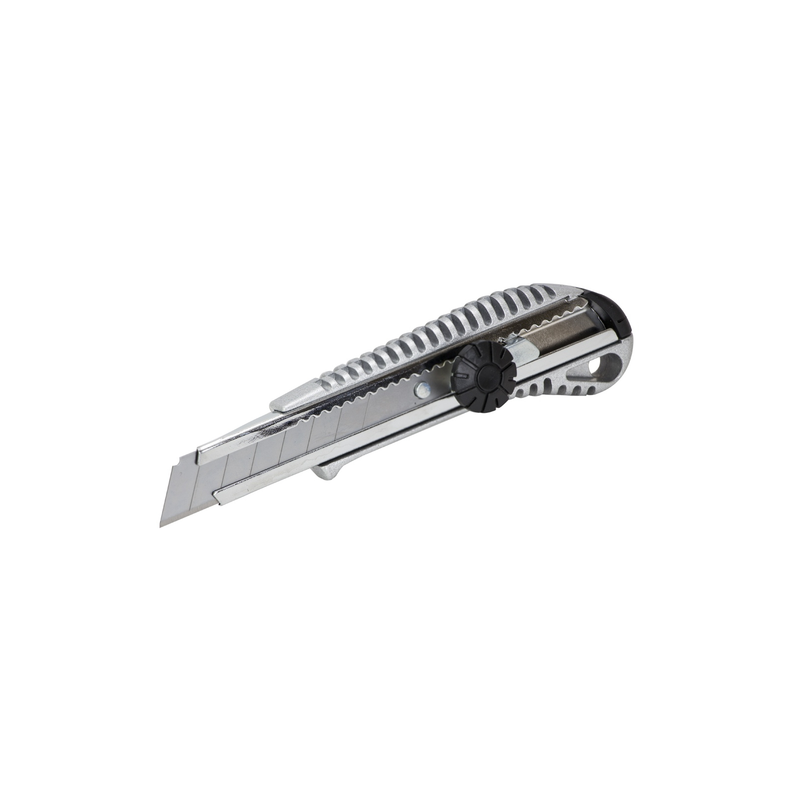 Нож монтажный Sigma металлический корпус, лезвие 18мм, винтовой замок (8211031) изображение 2