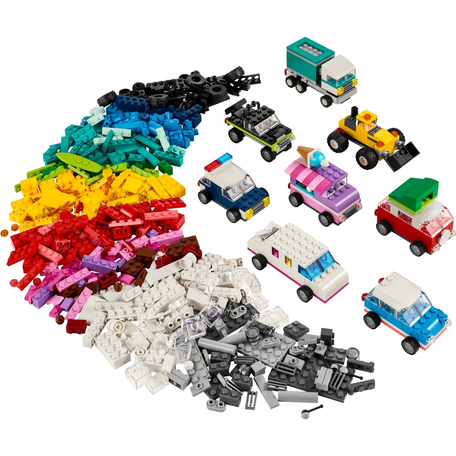 Конструктор LEGO Classic Творческие транспортные средства 900 деталей (11036) изображение 2