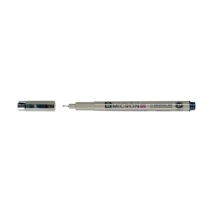 Лайнер Sakura Pigma Micron (0.5) 0,45 мм Сине-черный (084511377455) изображение 3