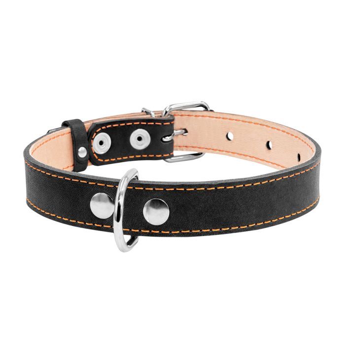 Ошейник для животных Collar двойной Ш 25 мм Д 38-50 см коричневый (02296) изображение 2