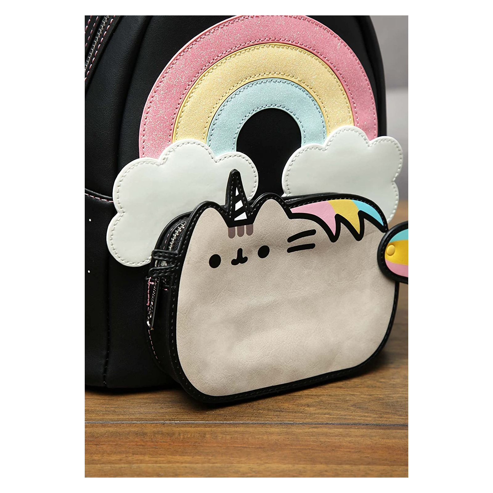 Рюкзак школьный Loungefly Pusheen - Rainbow Unicorn Mini Backpack (PUBK0005) изображение 5