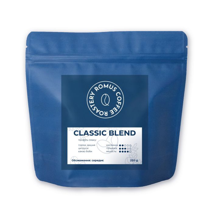 Кофе Romus Classic Blend в зернах 250 г (300052)