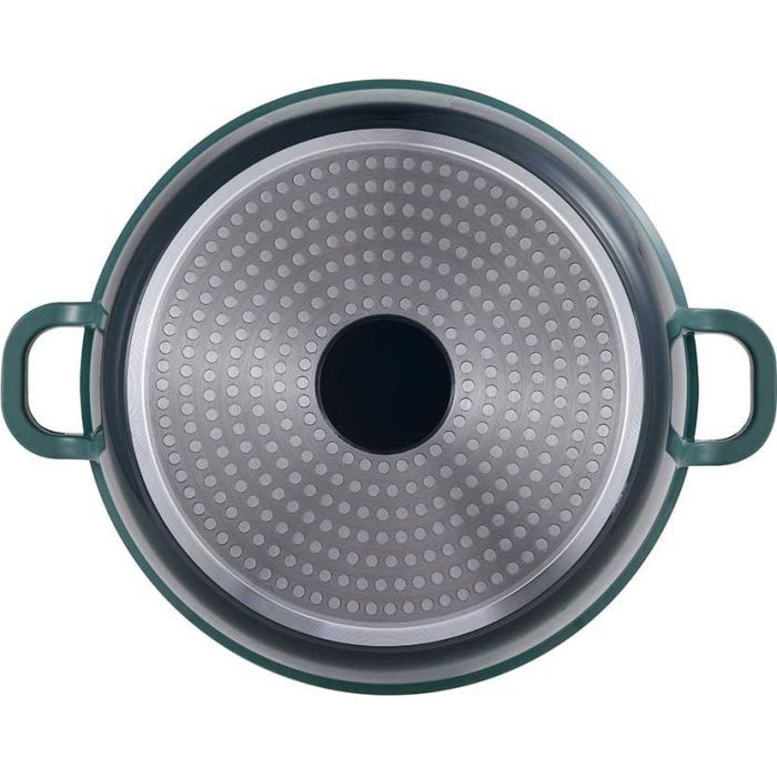 Кастрюля Bergner Excalibur з кришкою Зелена 5.8 л (BG-36102-GR) изображение 5
