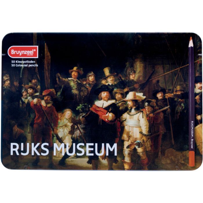 Карандаши цветные Bruynzeel DUTCH MASTERS, Ночная стража, Рембрандт, 50 шт. (8712079413675)