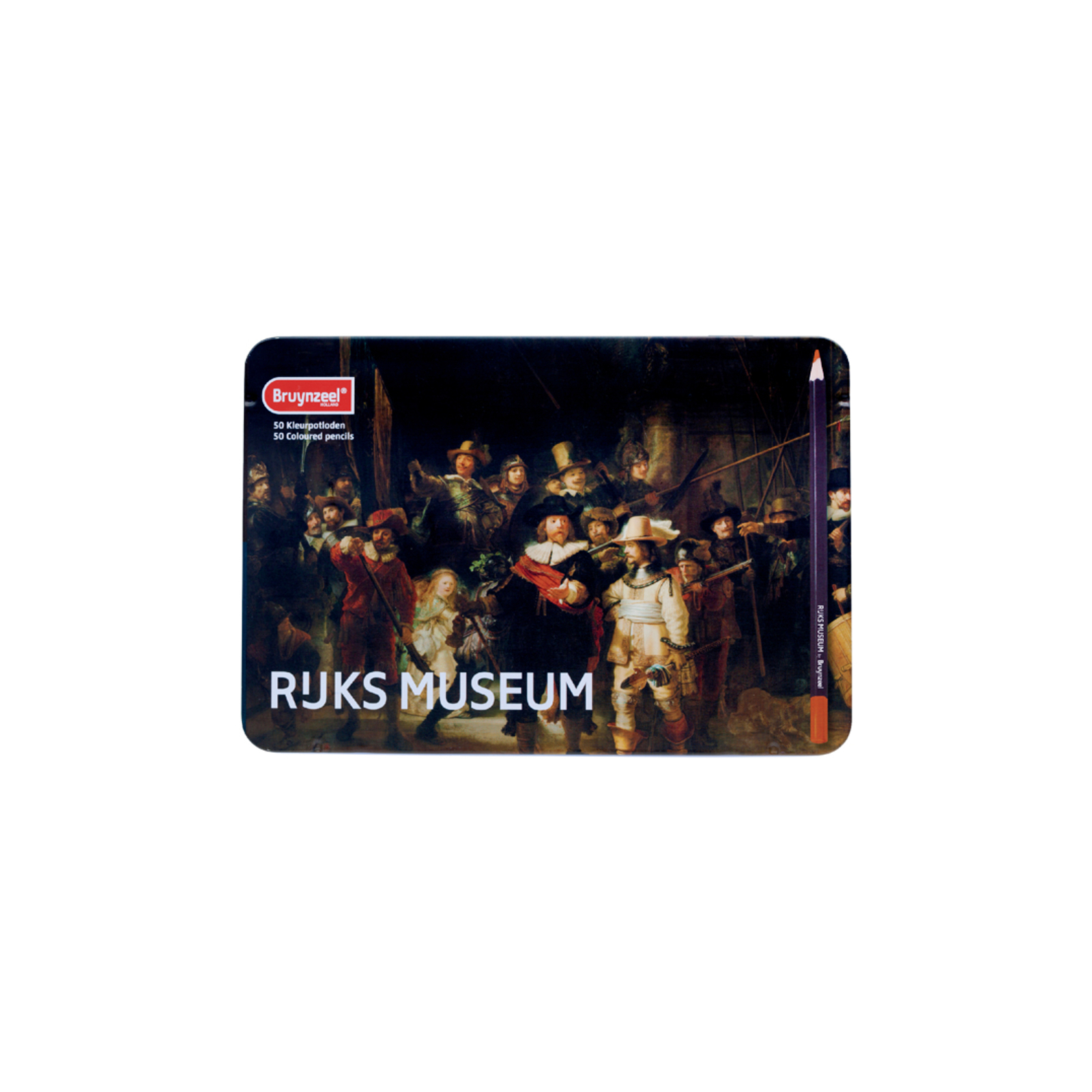 Карандаши цветные Bruynzeel DUTCH MASTERS, Ночная стража, Рембрандт, 50 шт. (8712079413675)