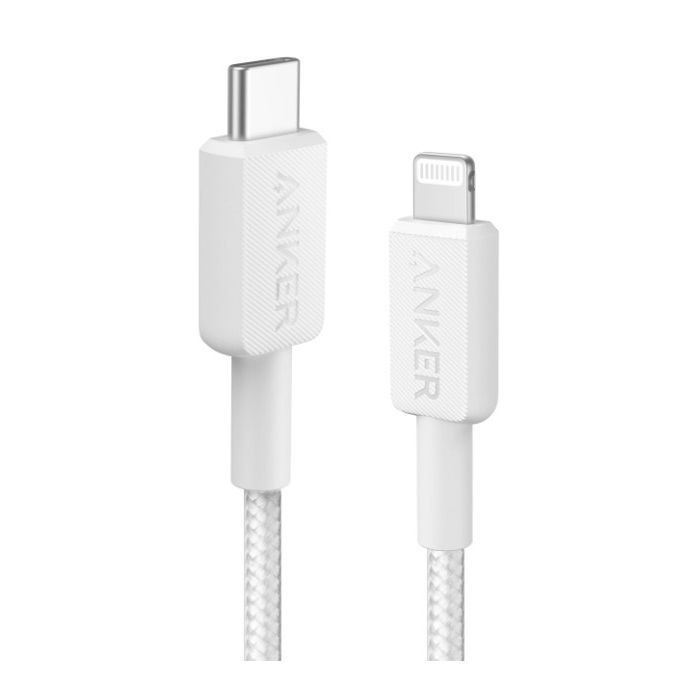 Дата кабель USB 2.0 AM to Lightning 1.8m 322 White Anker (A81B6H21)