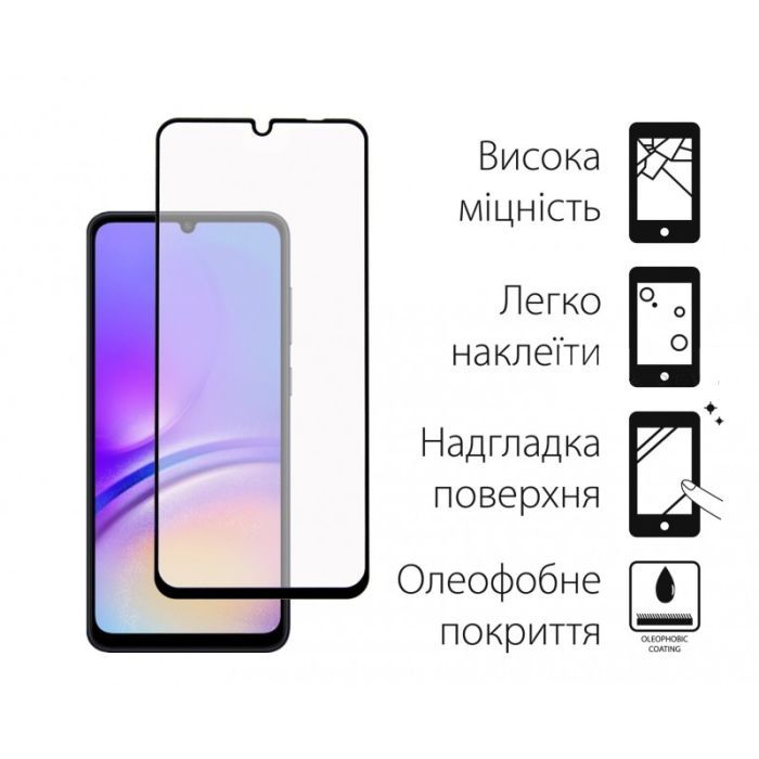 Стекло защитное Dengos Samsung Galaxy A05 2шт. (DG-TG2P-09) изображение 2