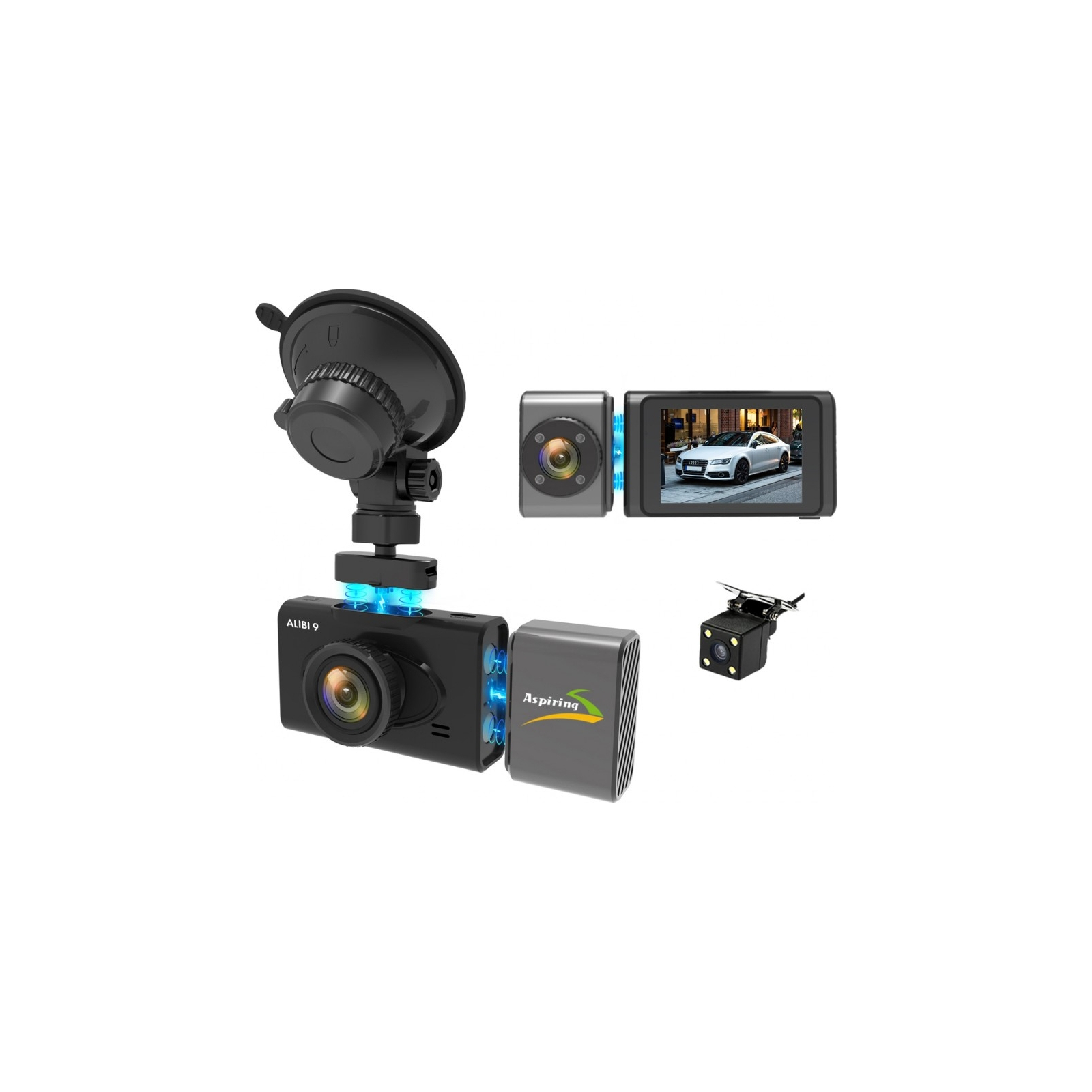 Видеорегистратор Aspiring Alibi 9 GPS, 3 Cameras, Speedcam (Aspiring Alibi 9 GPS, 3 Cameras, Speedcam) изображение 6