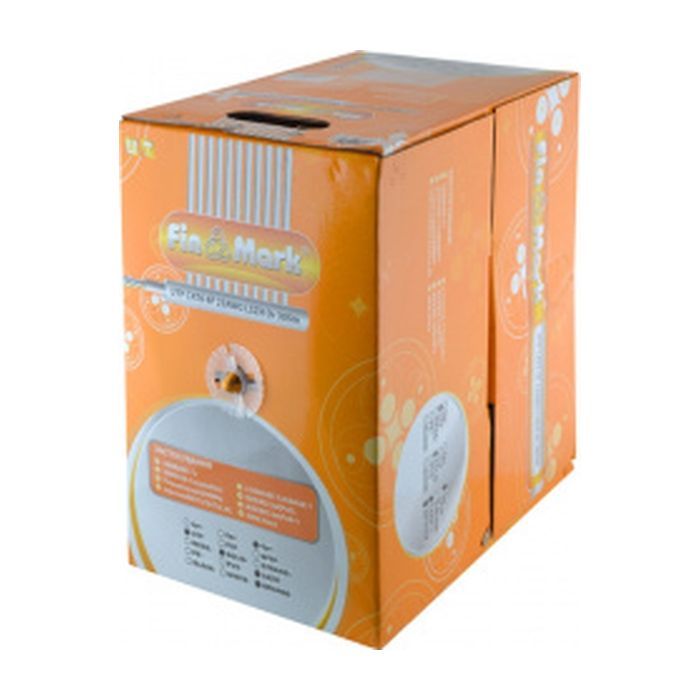 Кабель сетевой FinMark UTP 305м CAT6 4P 23AWG LSZH Or Pull Box (163151) изображение 2