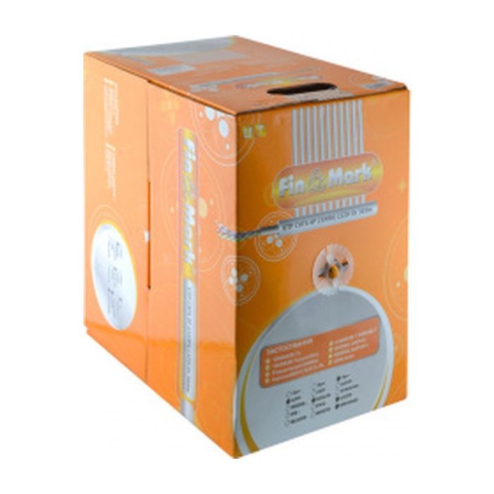 Кабель сетевой FinMark UTP 305м CAT6 4P 23AWG LSZH Or Pull Box (163151) изображение 3