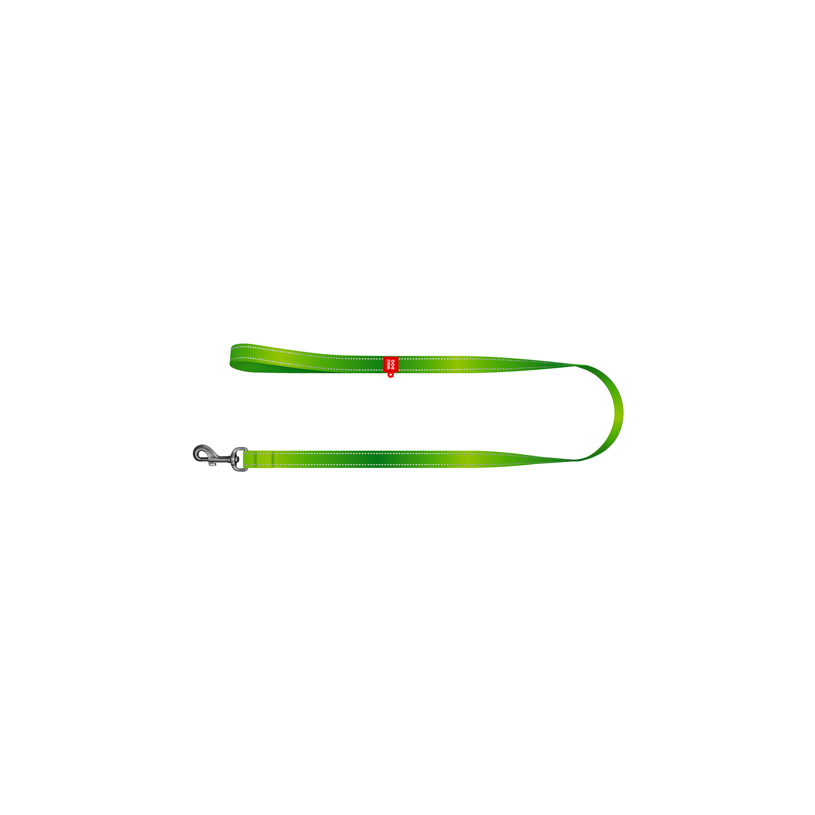 Повідок для собак WAUDOG Nylon Mono, світловідбивний L-XXL зелений (521918) зображення 3