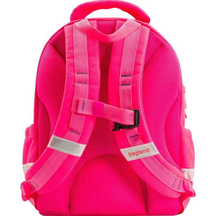Рюкзак шкільний Bagland Butterfly 21 л. малиновий 1148 (0056566) (953917119) зображення 3