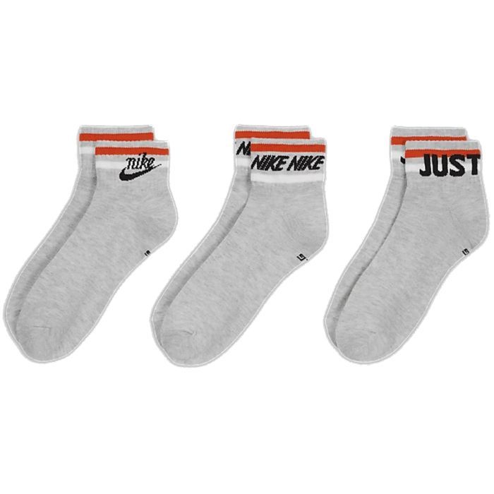 Шкарпетки Nike U NK NSW EVERYDAY ESSENTIAL AN 3PR DX5080-050 46-50 3 пари Сірі (196148786071) зображення 4