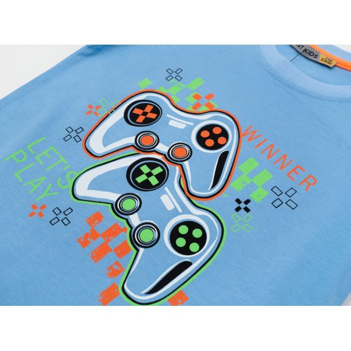 Футболка дитяча First kids WINNER (1997-110B-blue) зображення 4