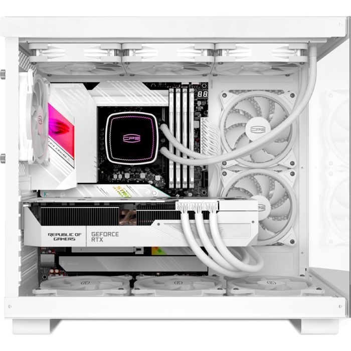 Корпус PcCooler C3 T500 ARGB WH изображение 5