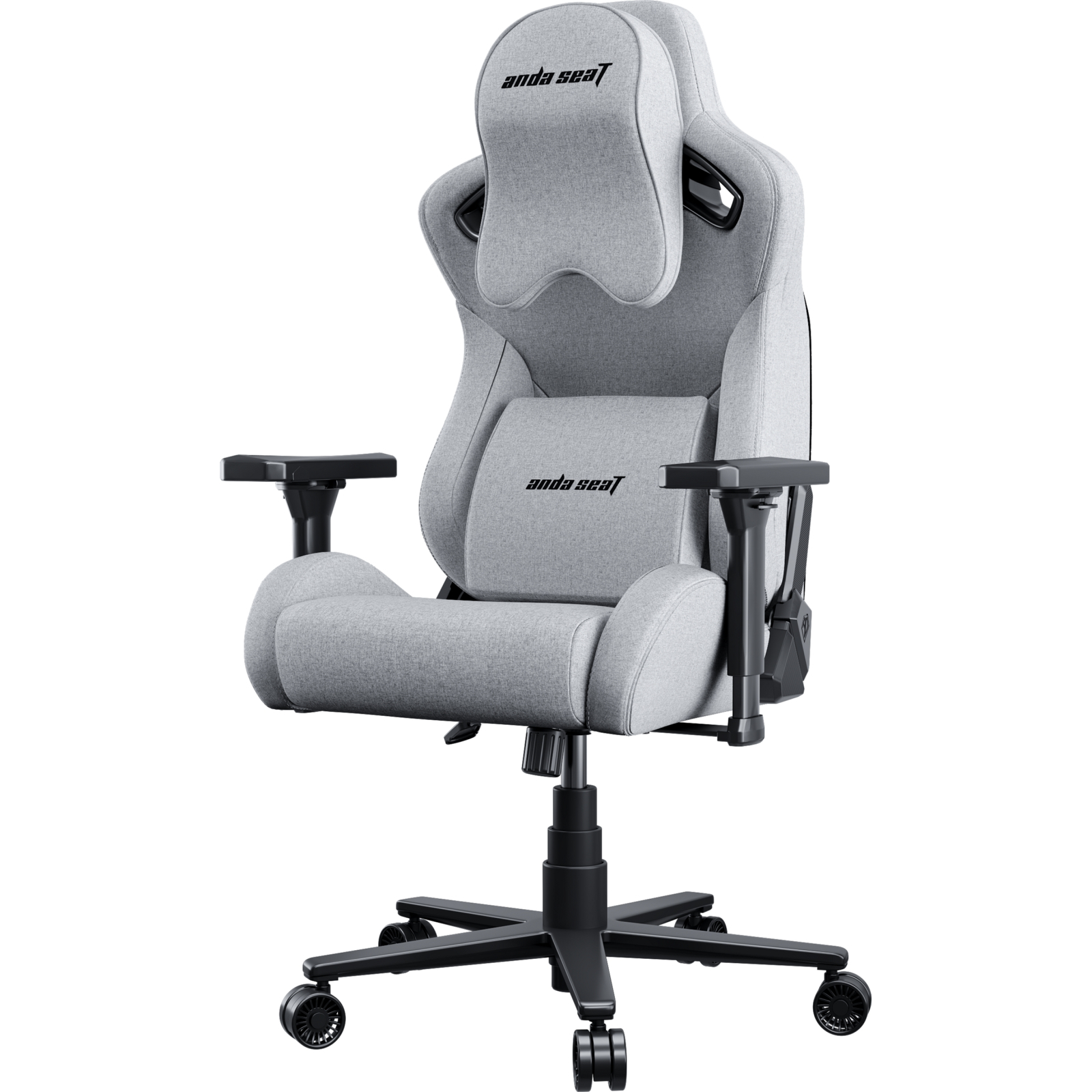 Кресло игровое Anda Seat Kaiser Frontier Fabric XL Grey Linen (AD12YXL-17-G-F) изображение 5