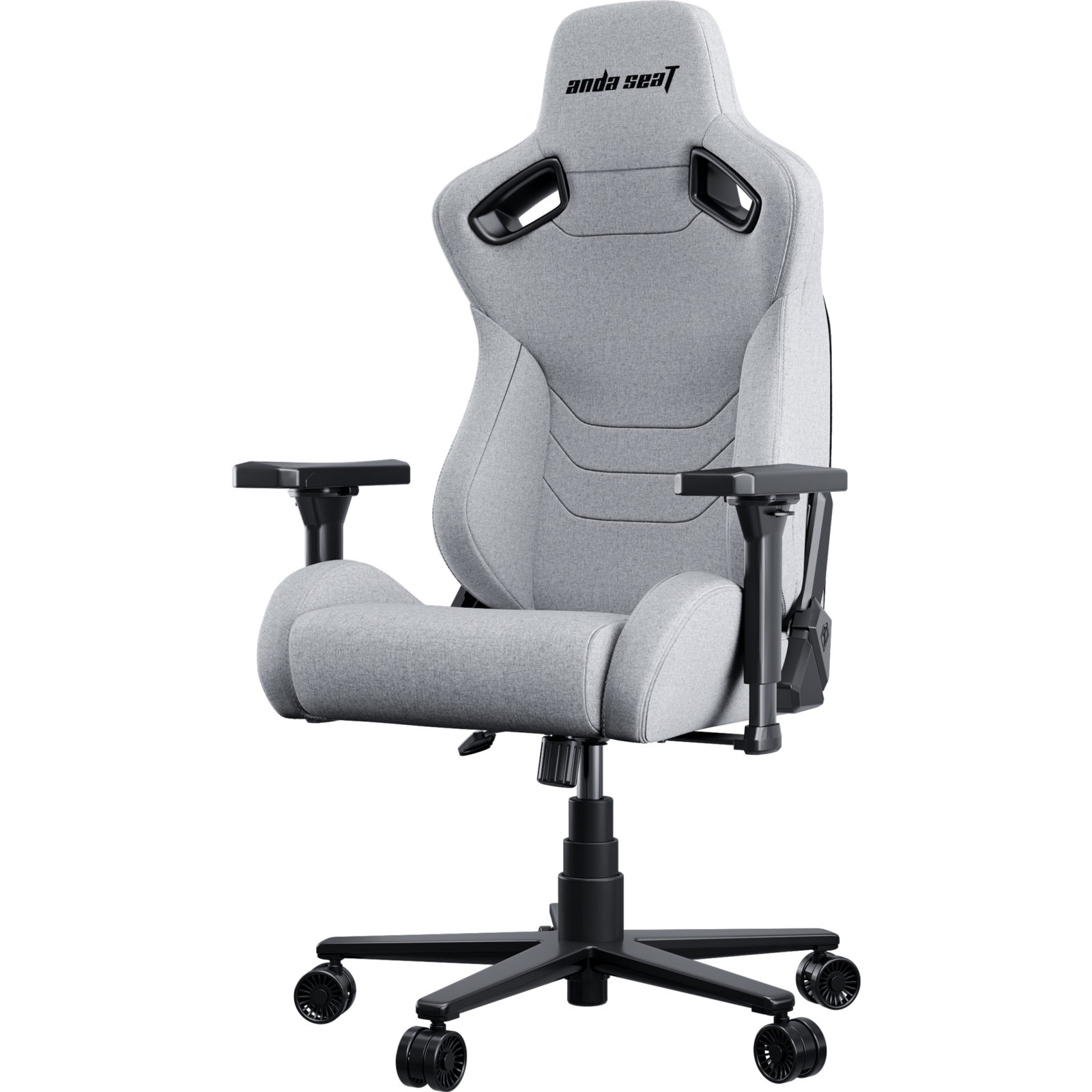 Кресло игровое Anda Seat Kaiser Frontier Fabric XL Grey Linen (AD12YXL-17-G-F) изображение 6
