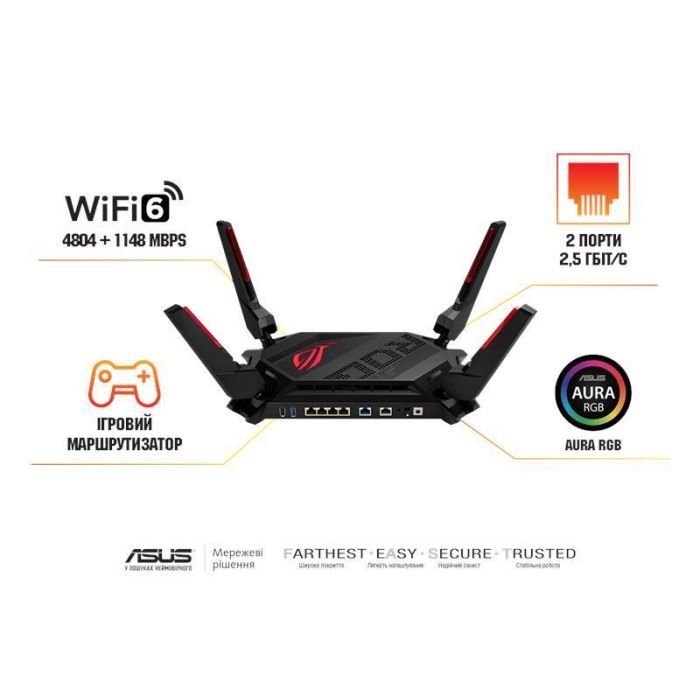 Маршрутизатор ASUS GT-AX6000 (90IG0780-MU9B00) изображение 5