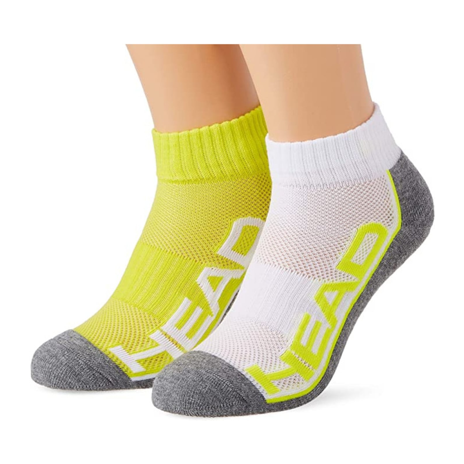 Шкарпетки Head Qperformance Quarter 791019001-004 2 пари Жовтий/Сірий/Білий 39-42 (8720245076371)