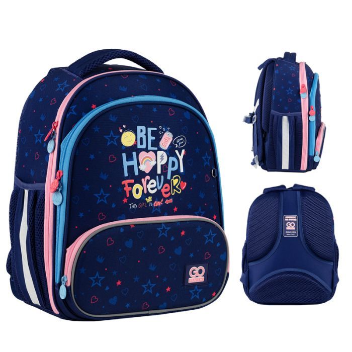 Рюкзак школьный GoPack Education 597M-3 Be Happy (GO24-597M-3)