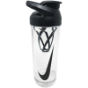 Пляшка для води Nike TR Hypercharge Shaker Bottle 24 OZ прозора, чорна 709 мл N.100.0106.958.24 (887791110671)