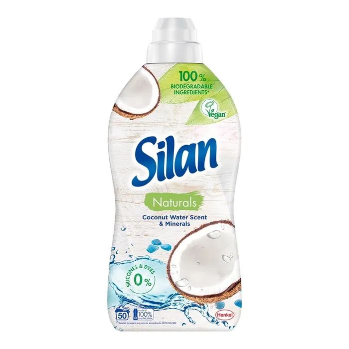 Кондиционер для белья Silan Naturals Аромат кокосовой воды и минералы 1100 мл (9000101590302)