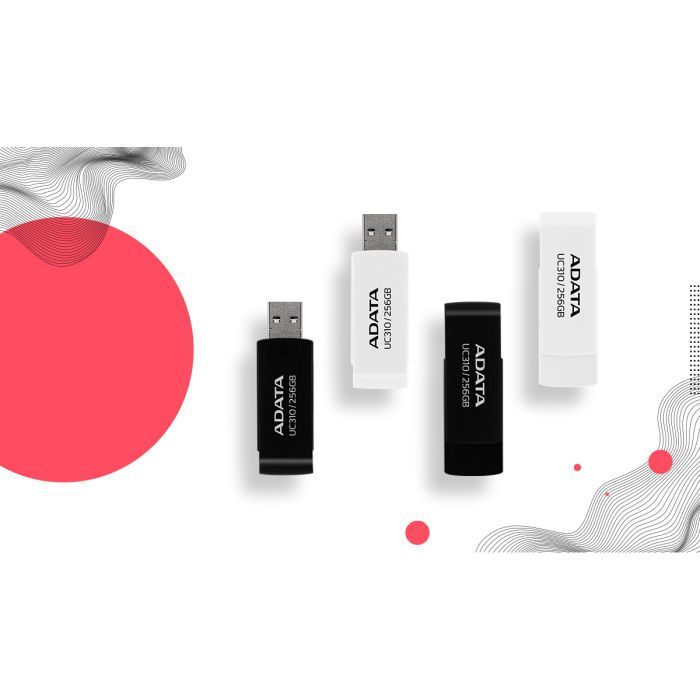 USB флеш накопитель ADATA 32GB UC310 Black USB 3.0 (UC310-32G-RBK) изображение 5