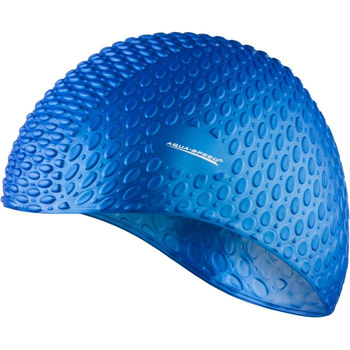 Шапка для плавания Aqua Speed Bubble 102-01 блакитний Уні OSFM (5908217635730)