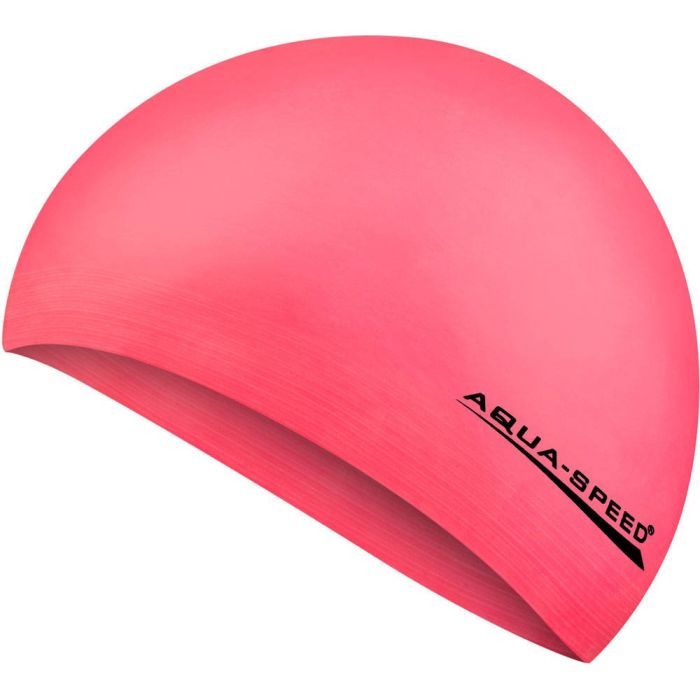 Шапка для плавания Aqua Speed Soft Latex 122-03 5726 неоновий рожевий Уні OSFM (5908217657268)
