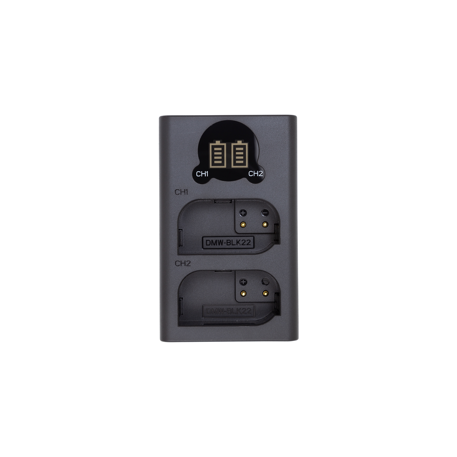Зарядний пристрій для фото PowerPlant Panasonic DL-BLK22 для двох акумуляторів (CH980376)