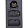 Зарядний пристрій для фото PowerPlant Panasonic DL-BLK22 для двох акумуляторів (CH980376)
